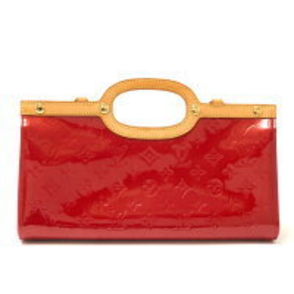 Louis Vuitton Vernis red hand Roxbury Shoulder Bag leather Drive - Picture 4 of 7